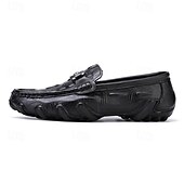 halpa Miesten lenkkarit-Miesten tummanruskeat loaferit solkikoristeilla – muodikkaat slip-on-kengät toimistolle, arkeen ja iltaan