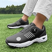economico Scarpe da Golf da Uomo-scarpe da golf da uomo bianche e blu con tomaia in mesh traspirante: comfort e stabilità di alta qualità per gli appassionati di golf