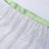 abordables Dirndl-Cerveza Oktoberfest Oktoberfest Vestidos Mucama bávaro prados Mujer Carnaval Fiesta Festival de Cerveza Paño de estilo tradicional Vestido Delantal Sin blusa