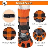 preiswerte Stiefel &amp; Pfotenschutz-Anti-Rutsch-Hundesocken, um das Lecken der Pfoten zu verhindern. Hundeschuhe für heiße Straßen. Hundestiefel für kleine, mittelgroße und große ältere Hunde. Traktionskontrollstiefel. &amp;Pfotenschutz für