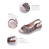 olcso Nyári szandálok-női paisley mintás platform espadrille szandál – bohém, slingback talpú, masni díszítéssel, nyaraláshoz, nyári utcákra és tengerparti sétákhoz