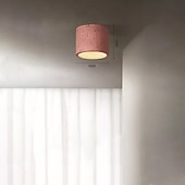 economico Lampade da soffitto con dimmer-Plafoniera a LED a 1 luce, in metallo e pietra, con montaggio a filo, per corridoio, veranda, bar, loft creativo, lampade da balcone 110-240 V