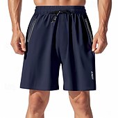 baratos Calções Estilo Casual-Homens calções atléticos Calção Shorts de Corrida Shorts de Academia Esporte Diário Secagem Rápida Alta elasticidade Confortável Bolsos Com Cordão Cintura elástica Tecido Curto Ginástica Casual