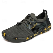cheap Men&#039;s Sneakers-Men&#039;s Brown and Black Casual Athletic Shoes with Splash Detail – Lightweight Sport-Inspired Sneakers for Urban Wear and Outdoor Hikes