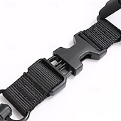 cheap Camping Equipment-Tactical One Single Point Sling Strap Bungee Rifle Gun Sling with QD Buckle