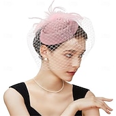 halpa Juhlahatut-fascinator-hattu, huntu, höyhen, fascinator-teetuoksu, morsiushuntu, retrohattu, rasiahattu, derby-hatut naisille
