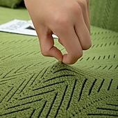 billige Sofatrekk-1 stk. sofatrekk med skjørt, enkelt jacquard integrert skjørt, sofatrekk med katteklo, universelt, pustende sofatrekk, universelt sofabeskyttelsestrekk til alle årstider