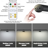 preiswerte Schranklicht-LED-Bildleuchten für Gemälde zum Einstecken, wiederaufladbare, verstellbare Kunstlicht-Galerie-Wandleuchte zur Präsentation von Kunstwerken
