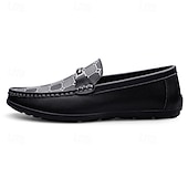Χαμηλού Κόστους Casual loafers-ανδρικά λευκά μοκασίνια και slip-on με διακοσμητική λεπτομέρεια αλυσίδας και μαλακή επένδυση πάτου - ιδανικά για casual, επαγγελματικές και επίσημες περιστάσεις