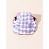 abordables Sombrero de sol-Gorra de béisbol para perro, visera playera de verano para perro y gato con agujeros para las orejas, tocado ajustable para cachorros