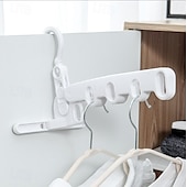economico Ganci e accessori-gruccia pieghevole, gruccia per uso domestico, contenitore portatile da viaggio, pieghevole a cinque fori