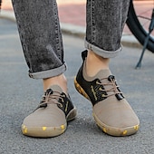 cheap Men&#039;s Sneakers-Men&#039;s Brown and Black Casual Athletic Shoes with Splash Detail – Lightweight Sport-Inspired Sneakers for Urban Wear and Outdoor Hikes
