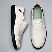Χαμηλού Κόστους Slip-On Καθημερινά Παπούτσια-Ανδρικά πορτοκαλί μοκασίνια από τεχνητό δέρμα, άνετα, casual παπούτσια, ιδανικά για καθημερινή χρήση και χαλαρές εξόδους.