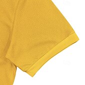 economico Vacanza-Per uomo Polo Maglia da golf All&#039;aperto Abbigliamento quotidiano Bavero Manica Corta Moda Hawaiano Albero di Cocco Stampato Estate Vestibilità regolare Nero Bianco Giallo Vino Azzurro cielo Grigio
