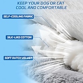 abordables Tapis de Refroidissement-Tapis rafraîchissant pour chien - lit rafraîchissant instantané pour chien &amp;chats non toxiques &amp;tapis rafraîchissant antidérapant lavable en machine pour l&#039;intérieur &amp;utilisation en voyage