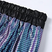 economico pantaloni casual-Per uomo Pantaloni da discoteca Pantaloni Pantaloni casual Paillettes Tasca Elastico in vita Semplice Comodità Feste Palcoscenico Luci da discoteca Vintage Glitter Argento Rosso Micro-elastico
