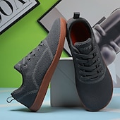 cheap Men&#039;s Sneakers-Men&#039;s White Knit Sneakers with Bright Orange Sole – Breathable Casual Shoes for Running, Outdoor Activities and Urban Style