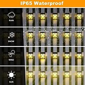 cheap Outdoor Wall Lights-2/4 Pcs Solar Fence Light Outdoor Waterproof Solar Wall Light 2 Modes Lighting for Deck Wall Patio Fence Landscape Decoration
