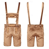 voordelige Lederhosen-Oktoberfest Lederhosen Beiers Duits München Weiden Voor heren Doek in traditionele stijl Short