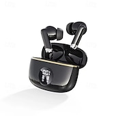 cheap TWS True Wireless Headphones-X90 TWS Wireless Earbuds – Bluetooth Headphones with HiFi Sound, 25H Battery, LED Display, Dual Mic Noise Reduction, Clear Voice Calls, Comfort Fit