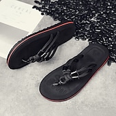 billiga Semester Sandaler-Herrbruna flip-flops i repstil med vadderad sula – bohemiskt inspirerade sommarsandaler för kustpromenader, stränder och vardagsbruk