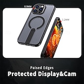 Χαμηλού Κόστους iPhone Θήκες-τηλέφωνο tok Για iPhone 17 Pro Max 17 Air 16 15 14 Pro Max Plus 16e 13 12 11 Pro Max Πίσω Κάλυμμα Θήκη μαγνητικής προσρόφησης με βάση στήριξης Υποστήριξη ασύρματης φόρτισης Σταντ ποδηλάτου