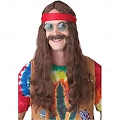 levne Historické paruky-Paruka hippie muže od California Costumes Halloweenské paruky