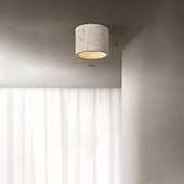 economico Lampade da soffitto con dimmer-Plafoniera a LED a 1 luce, in metallo e pietra, con montaggio a filo, per corridoio, veranda, bar, loft creativo, lampade da balcone 110-240 V