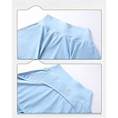 billige Kjoler og shorts-Dame Ensfarget Uformelt skjørt Tennisskjørt med leggings Drapering Sidelommer Hurtigtørkende Tennis Golf Pickleball Bunner Svart Hvit Blå Spandex Tennis klær