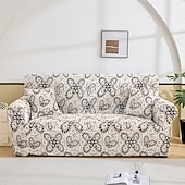 baratos Cobertura de Sofa-Capa de sofá em tecido jacquard elástico, capa de sofá secional em formato de L, capa de canto para sala de estar, 1/2/3/4 lugares