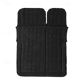 abordables Fundas de asiento para coche-Colchón inflable portátil para viajes en SUV, colchón inflable para coche, colchón para acampar con 2 almohadas, cojín para acampar al aire libre.
