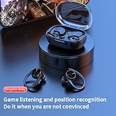 Недорогие Истинные беспроводные наушники (TWS)-q36 tws беспроводные наушники bluetooth 5.3 заушные спортивные игровые наушники с микрофоном и зарядным чехлом