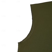 economico Canotte da palestra-Per uomo Maglietta Maglie traspiranti Manica Corta Girocollo Estate Semplice Sport Moda Leggero Vacanza Casuale Ferie Nero Bianco Rosso Maglietta Top per Uomo