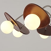 economico Luci a sospensione-Lampadario a sospensione a LED con 3/6/8 teste, lampadario Firefly, illuminazione a sospensione a LED, lampada da soffitto postmoderna, lampada a sospensione, lampadina inclusa, AC220V AC110V
