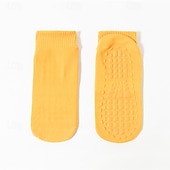 preiswerte Persönliche Pflege &amp; Gesundheit-4 Paar Grip-Pilates-Socken für Damen, rutschfeste Yoga-Sportsocken, atmungsaktive Trampolin-Grip-Socken für Kinder und Erwachsene, Baby-Bodensocken mit Silikon-Grip für Tanz, Zuhause, Fitnessstudio,