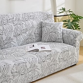 cheap Sofa Cover-Elastic Jacquard Fabric Sofa Cover Stretch Couch Cover Sectional L Shape Sofa Slipcover Corner Case for Living Room 1/2/3/4 Seat