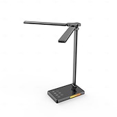 preiswerte Schreibtischlampen-LED-Schreibtischlampe mit Doppelkopf, dimmbare Touch-Steuerung und 5 Beleuchtungsmodi, zwei Schwenkarme, USB-Ladeanschlüsse, augenschonende Tischlampen für Klavier, Notenständer, Nägel, Zuhause &amp; Büro
