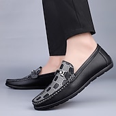 Χαμηλού Κόστους Casual loafers-ανδρικά λευκά μοκασίνια και slip-on με διακοσμητική λεπτομέρεια αλυσίδας και μαλακή επένδυση πάτου - ιδανικά για casual, επαγγελματικές και επίσημες περιστάσεις