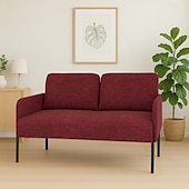 baratos Cobertura de Sofa-capa de sofá adequada para capas acolchoadas de cor sólida do sofá glostad