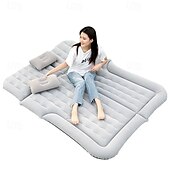 cheap Car Seat Covers-Portable SUV Travel Air Mattress Cushion Inflatable Car Bed Mattress Car Camping Mattress with 2 Pillows Outdoor Camping Cushion