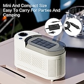 economico elettrodomestici-Mini macchina per il ghiaccio portatile – produzione di ghiaccio rapida in 10-15 minuti, 8 cubetti/ciclo, compatta e silenziosa, ghiaccio solido e cristallino, facile da pulire, ideale per casa, ufficio o feste