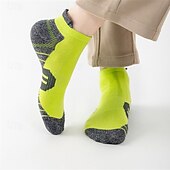 billiga herrstrumpor-Herr Multipack Socka Löparstrumpor Vardagliga strumpor Svart Vit Färg Färgblock Semester Sport &amp; Utomhus Dagligen Grundläggande Medium Vår Höst Mode Ledigt