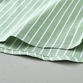 voordelige heren overhemd met knopen-Voor heren Overhemd Zomer overhemd Normaal shirt Strand hemd Overhemd met knopen Wit blauw Groen Grijs Korte mouw Gestreept Revers Vakantie Hawaii Zak Kleding 100% katoen Modieus Casual Comfortabel