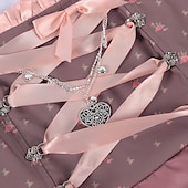 abordables Dirndl-Oktoberfest Broderie Robe Femme de ménage Bavarois Prairies Femmes Carnaval Soirée Fête de la Bière Tissu de style traditionnel Robe Tablier Sans chemisier