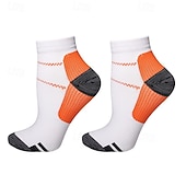 abordables Soins Personnels &amp; Santé-5 paires de chaussettes de compression courtes pour hommes et femmes, chaussettes de course à pied avec soutien de la voûte plantaire, support élastique du fascia sportif pour la salle de sport,