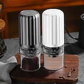 economico Accessori per il caffè-Macinacaffè elettrico portatile con macine in ceramica coniche, impostazioni multiple regolabili, macinacaffè ricaricabile da 1250 mAh, per viaggi e campeggio.