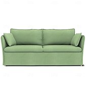 cheap Sofa Cover-Sofa Cover Suitable For BACKSÄLEN Sofa Solid Color Quilted Slipcovers