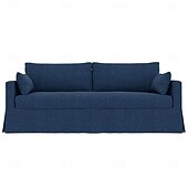 preiswerte Sofabezug-Sofabezug passend für Hyltarp-Sofa, einfarbig, gesteppte Polyester-Schonbezüge
