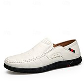 Χαμηλού Κόστους Slip-On Καθημερινά Παπούτσια-Ανδρικά πορτοκαλί μοκασίνια από τεχνητό δέρμα, άνετα, casual παπούτσια, ιδανικά για καθημερινή χρήση και χαλαρές εξόδους.
