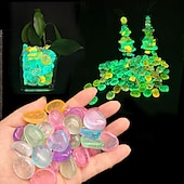  100 ks bling svítící kameny svítící zahradní oblázky třpytivé světelné kameny svítící kameny do zahrady, venkovní svítící kameny na trávník, terasu, chodník, příjezdovou cestu